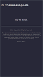 Mobile Screenshot of ni-thaimassage.de